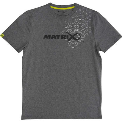 Koszulka Matrix Hex Print T-Shirt Grey - XXXL