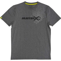 Koszulka Matrix Hex Print T-Shirt Grey - XXXL