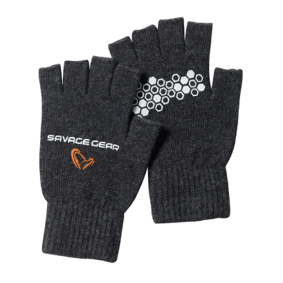 Savage Gear Knitted Half Finger Glove r.XL rękawiczki