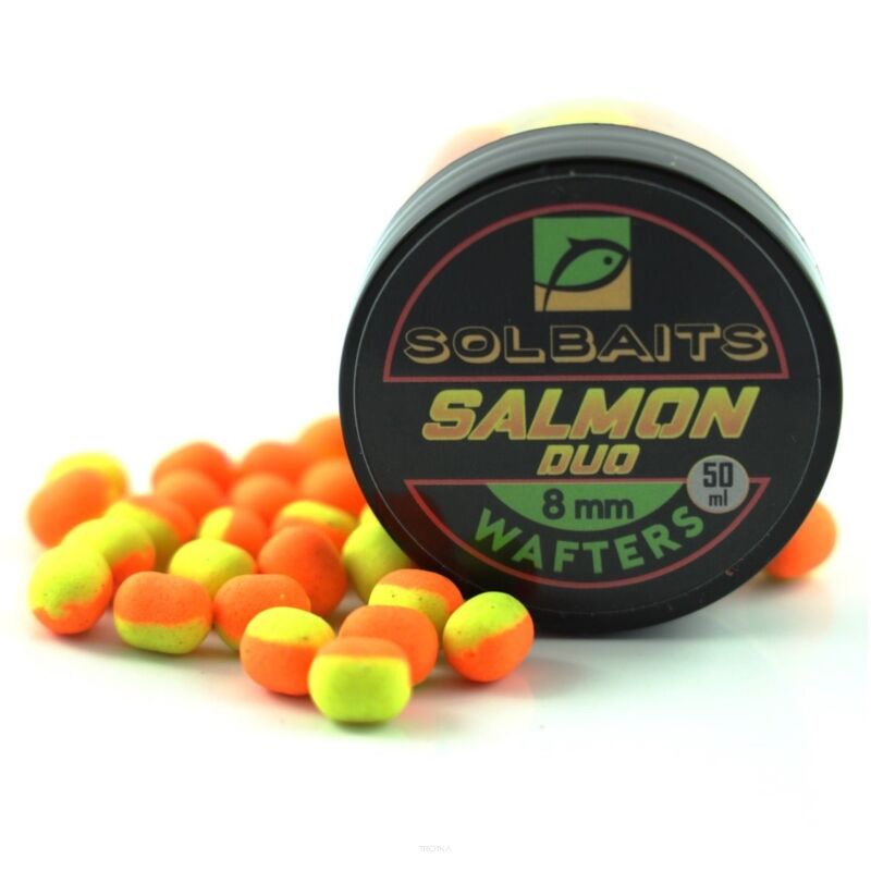 Dumbells Solbaits Duo Wafters Salmon 8mm - Orange&Yellow