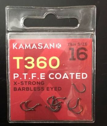 Haczyki Kamasan T360 PTFE Circle Hook rozmiar 16