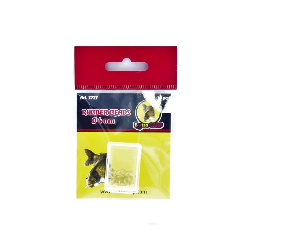 Koraliki Extra Carp Rubber Beads - 4mm 