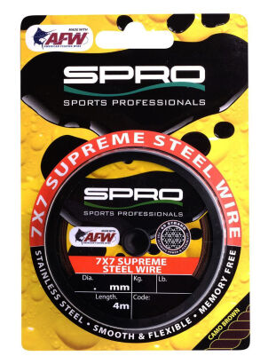 Spro Stalowa Linka 7X7 Supreme Steel Wire 0,36mmm 4m