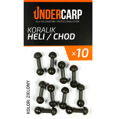 Koralik Heli/Chod - zielony