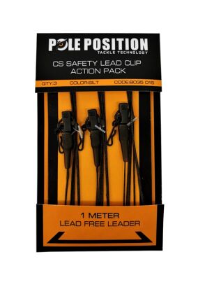 CS Safety Lead Clip Action Pack Silt STRATEGY 3szt.