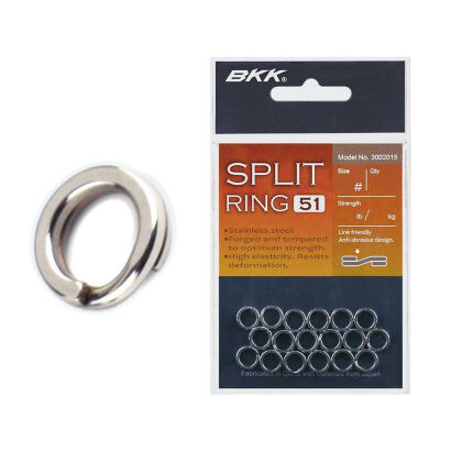 BKK Split Ring-51 r.9 10szt. kółka łącznikowe