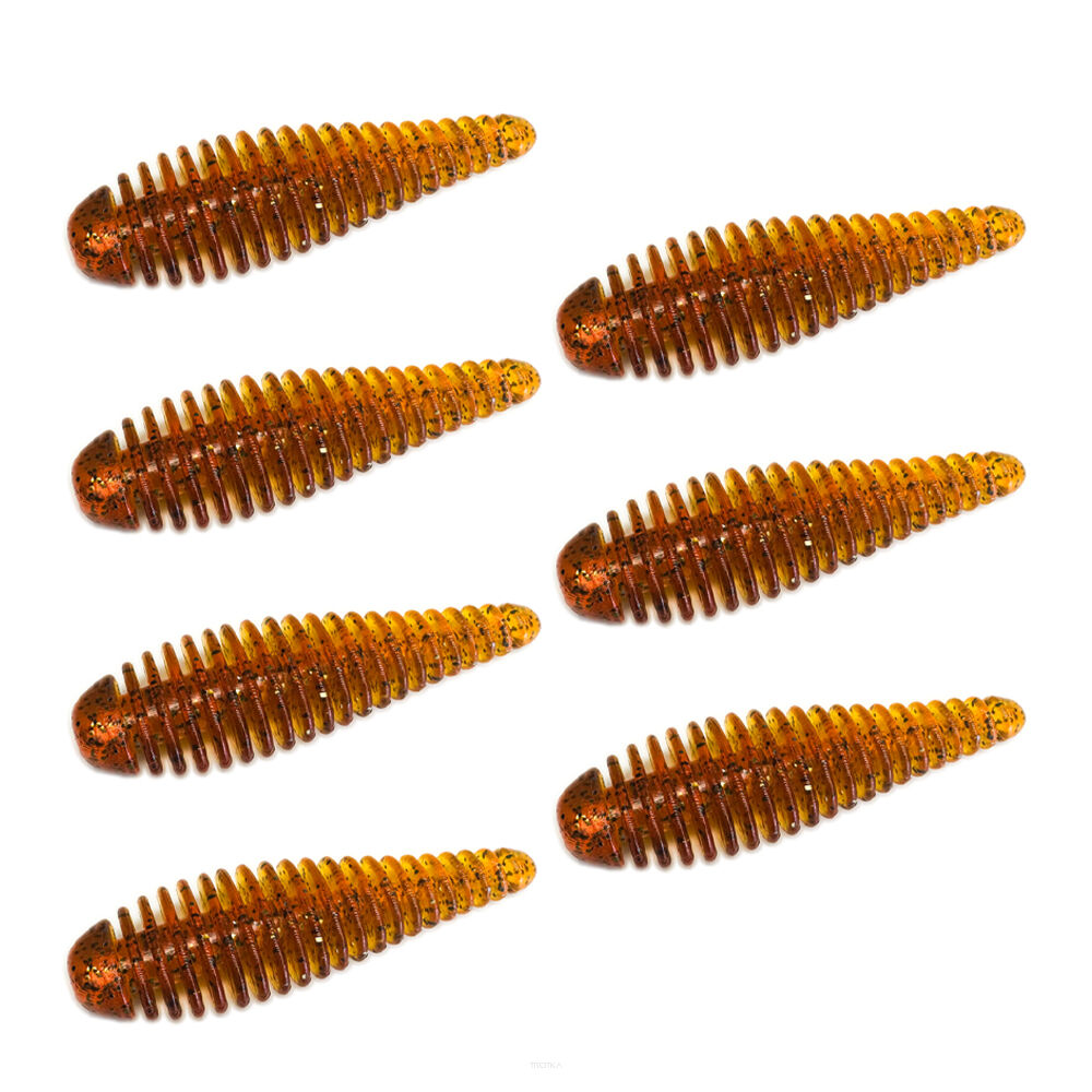 LureCraft Dope Worm 5cm  7szt. Amber Gold