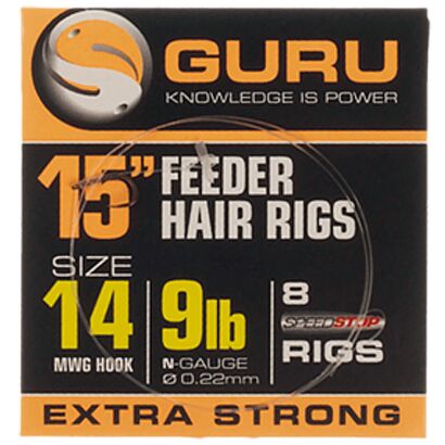 Przypony Guru Ready Rigs With Speed Stops 38cm 0.19mm - 16