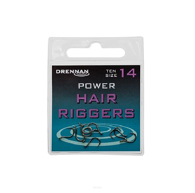 Haczyki Drennan Barbless - Power Hair Riggers - roz. 14