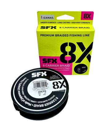 Sufix Plecionka SFX 8X Lo Vis Green 0.14mm 7.7kg 135m