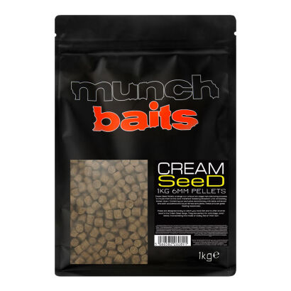 Pellet zanętowy Munch Baits 6mm - Cream Seed 1kg