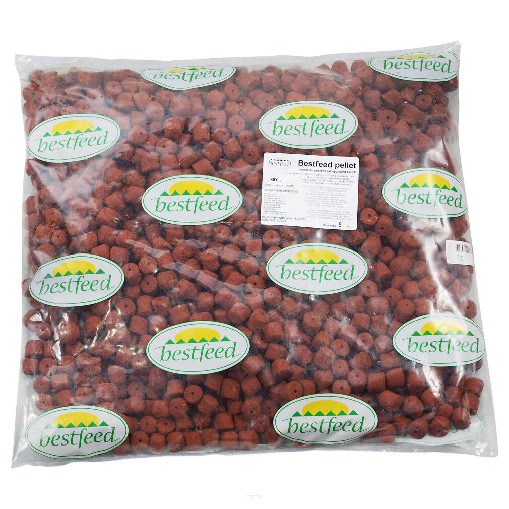 Pellet Zanętowy Bestfeed 18mm Kryll 5 Kg