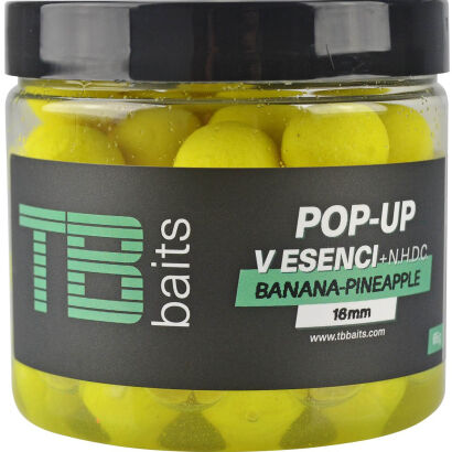 Kulki W Dipie TB Baits Floating Pop-Up Yellow Banana Pineapple + NHDC 65g 12mm