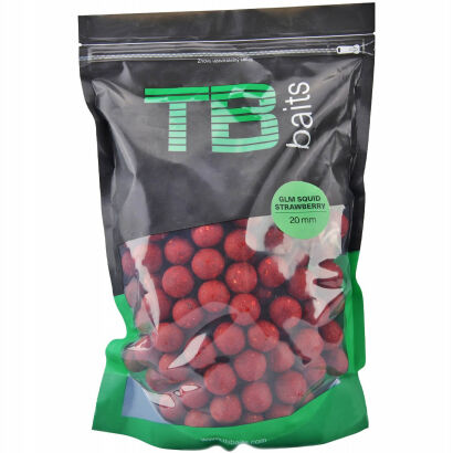 Kulki TB Baits GLM Squid Strawberry 1kg 20mm