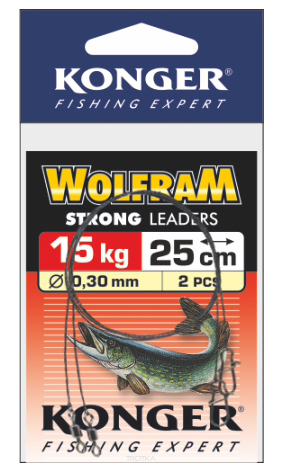 Przypon Konger Strong Wolfram 45cm/35kg