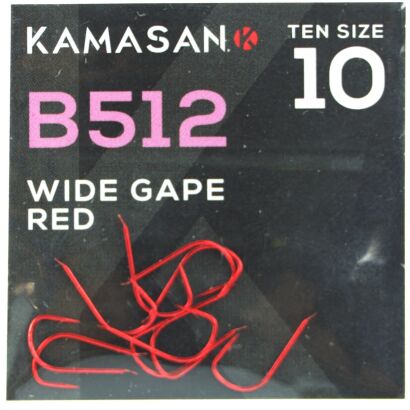 Haczyki Kamasan B512 Spade Red #20