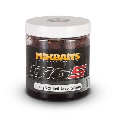 Kulki haczykowe w dipie MikBaits BiG boilies in dip 250ml - BigS Squid Syrop Klonowy 20mm