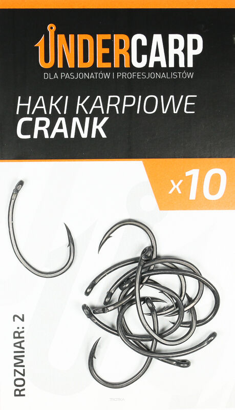Teflonowe haki karpiowe CRANK 2