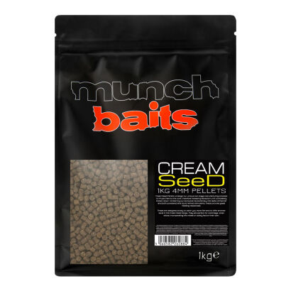 Pellet zanętowy Munch Baits 4mm - Cream Seed 1kg