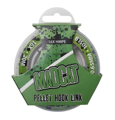 MadCat Pellet Hook Link 16X 20m 0.65mm 47kg 105lb Brown plecionka