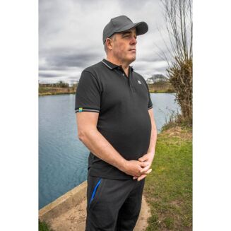 Polo Preston Black Polo Shirt - Medium - 3