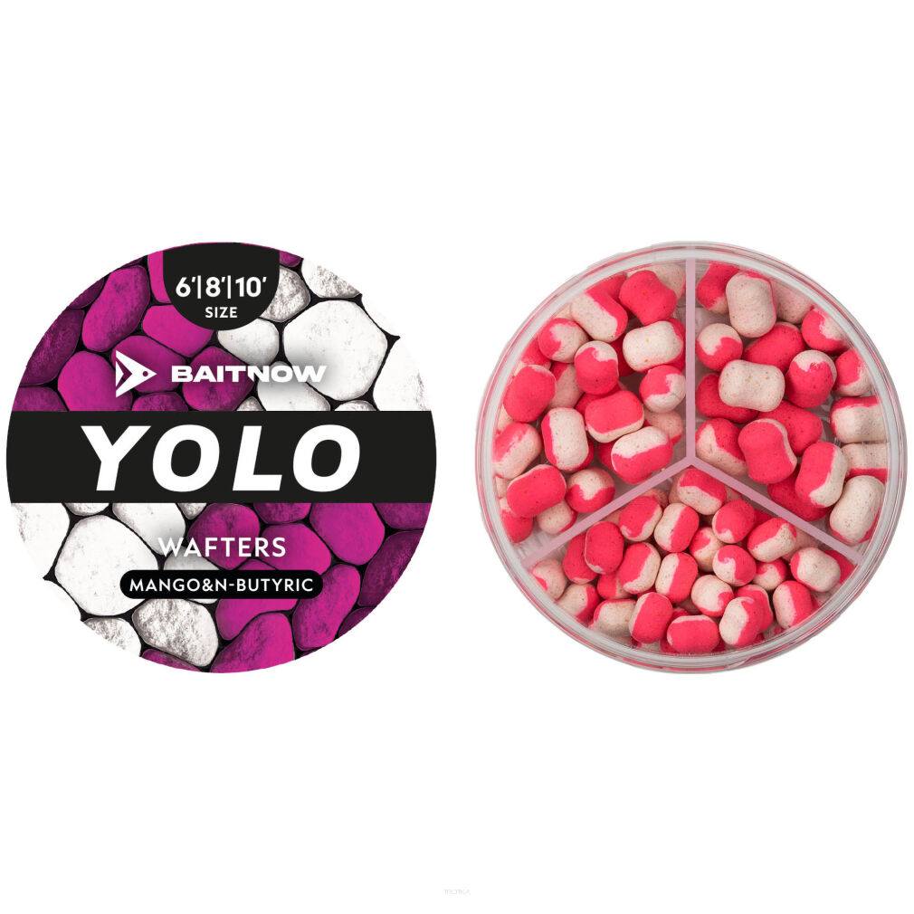 Wafters BaitNow Method Feeder Yolo White&Pink Mango&N-butyric 6/8/10mm 24g
