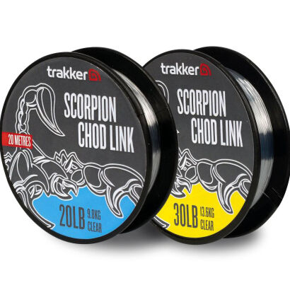 Fluorocarbon Trakker Scorpion Chod Link 30lb 13.6kg 20m