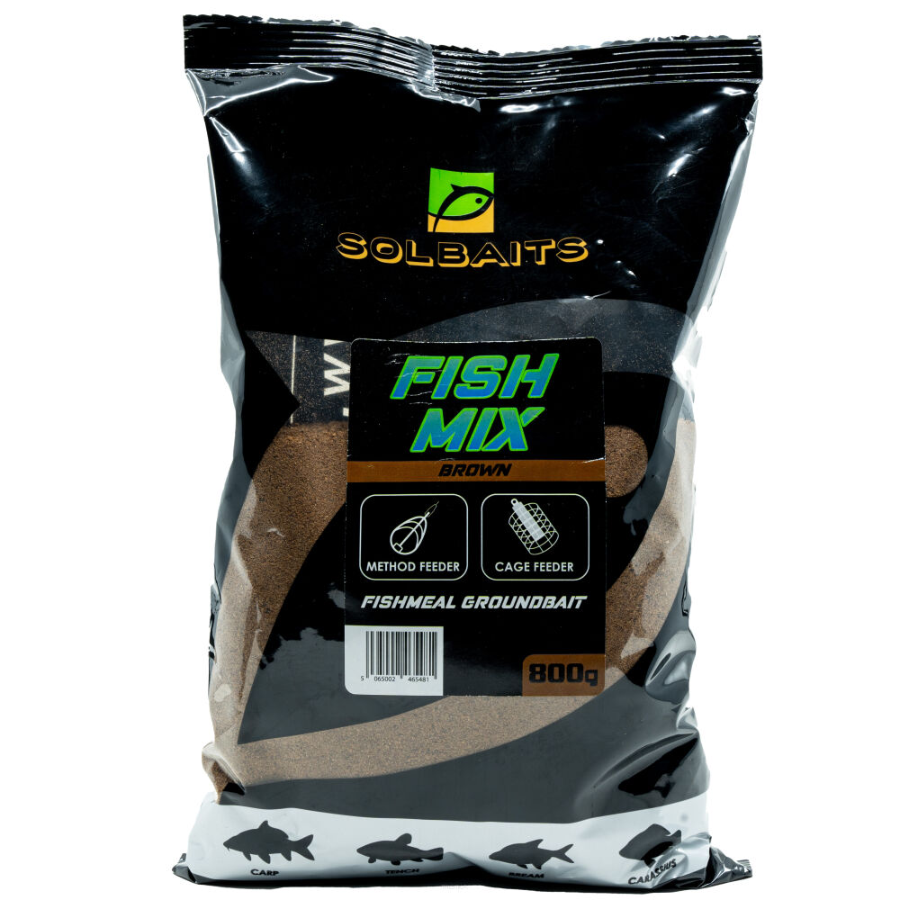 Zanęta Solbaits Fish Mix Brown 800g