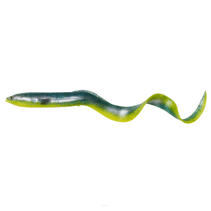 Savage Gear Real Eel 15cm 12g Green Yellow Glitter