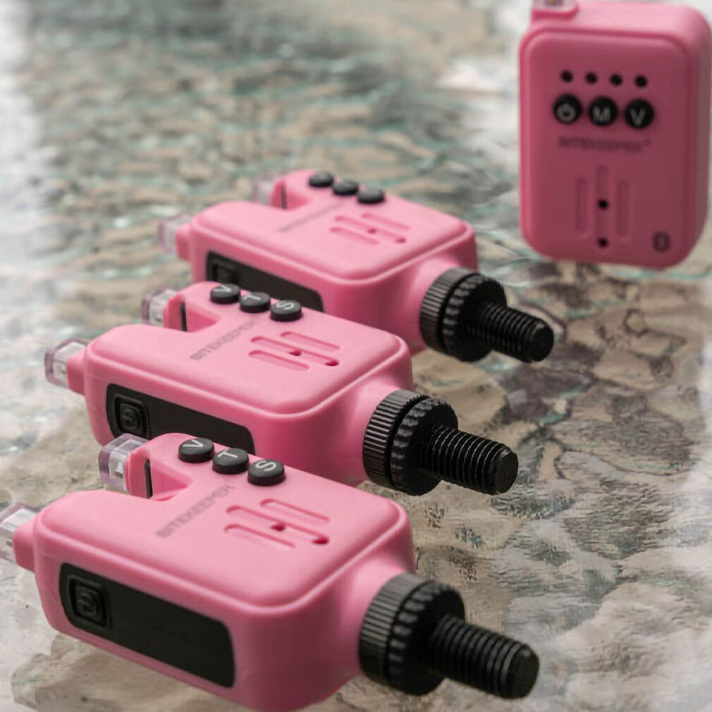Zestaw Sygnalizatorów Rippton BiteKeeper PRO 3+1 Bite Alarm Pink