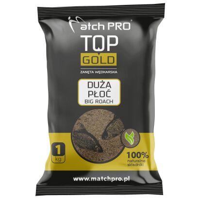 Zanęta MatchPro Top Gold Duża Płoć 1kg