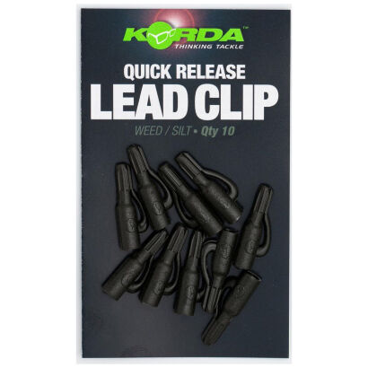 Klipsy Korda Quick Release Lead Clips - Weed Silt