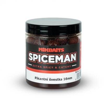 Kulki haczykowe w dipie MikBaits Spiceman boilies in dip 250ml - Pikantna Śliwka 16mm