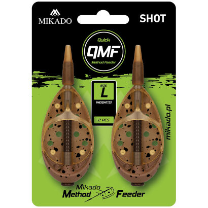 Koszyczki Mikado Method Feeder Shot Q.m.f. System L - 2x20g