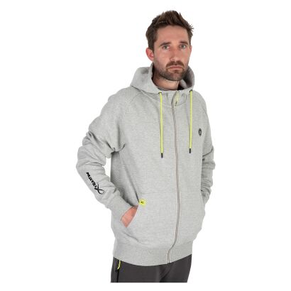 Bluza Matrix Full Zip Hoody Grey/Lime - Medium