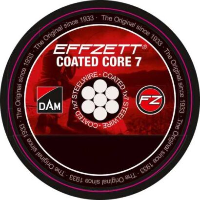 Linka D.A.M Effzett Core7 Steeltrace Black 10m/7kg