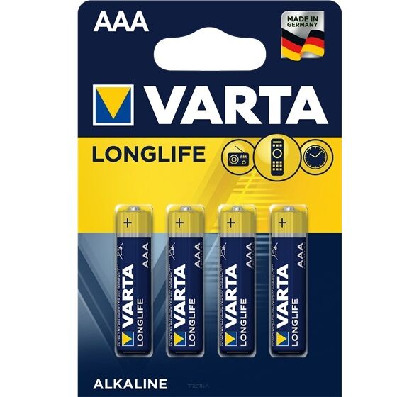 Bateria alkaliczna Varta Longlife - AAA 4szt./opakowanie