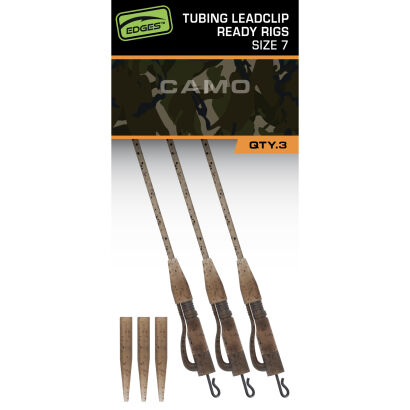 Bezpieczny Klips Z Rurką Antysplątaniową Fox Edges Camo Tubing Leadclip Ready Rigs - 7