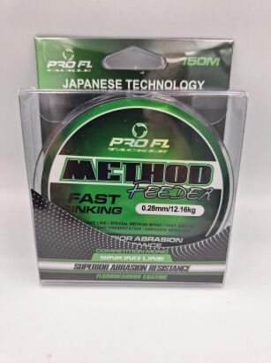 Żyłka FL Pro Method Feeder Fluo Green 150m /0,26mm