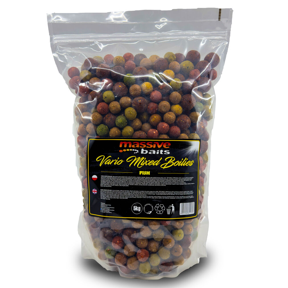 Kulki Massive Baits Fish Vario Mixed Boiles 14/18/24mm 5kg Worek
