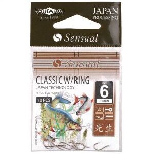 Haczyki Mikado Sensual - Classic w/ring roz. 10 LBR HS039-10LBR