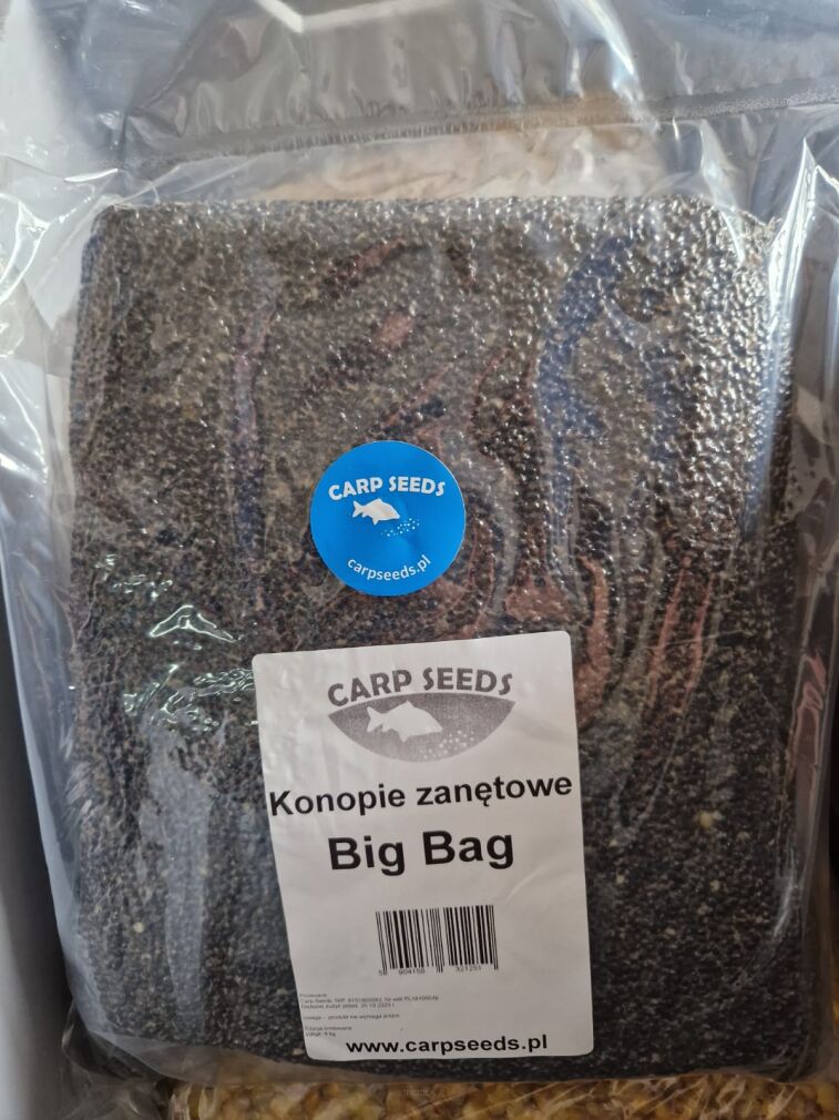 Ziarno Carp Seeds Big Bag - Konopie zanętowe 9 kg