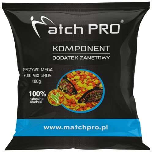 Dodatek zanętowy Match Pro Top 0,4kg - Pieczywo Fluo Mega Mix GROS
