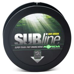 Żyłka Korda SUBline Ultra Tough Green 0,43mm 20lb 1000m