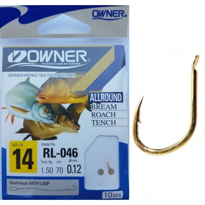 Haczyki Owner z przyponem RL-046 - Allround roz. 8 RL-046 8