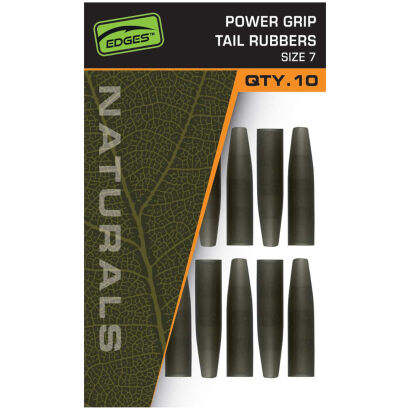 Nasadka Fox Edges Naturals Power Grip tail rubbers size 7 x10