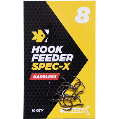 Haczyki Feedex - Spec-X Hook Barbless - 8