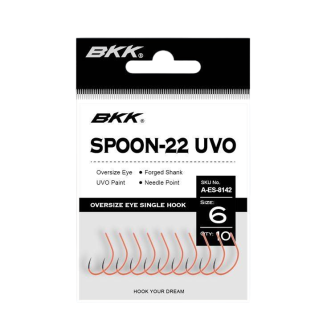 BKK Spoon-22 UVO r.4 9szt haczyki - 3