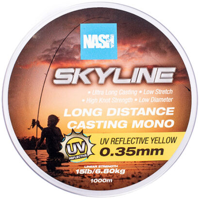 Żyłka Nash Skyline Mono UV Yellow 8lb/0.26mm 1000m