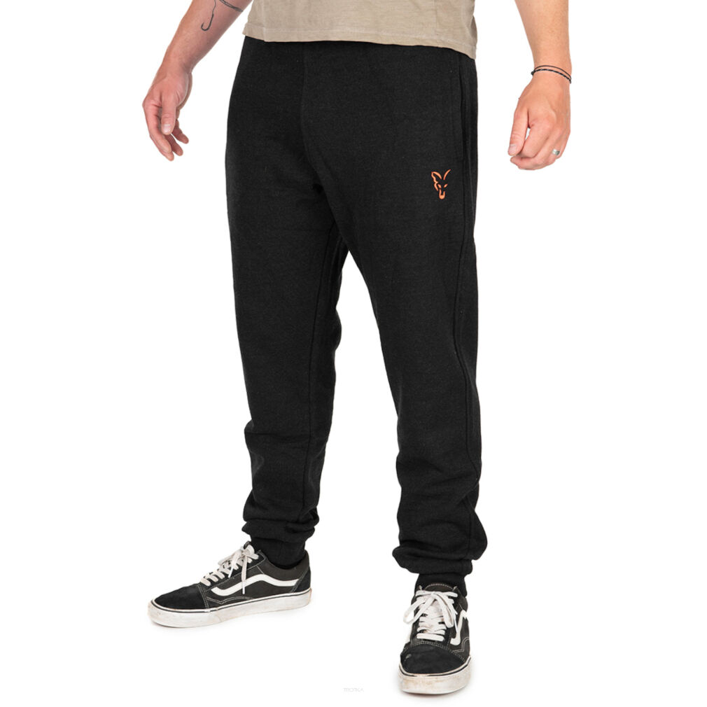 Spodnie Fox Collection Joggers Black & Orange rozmiar M